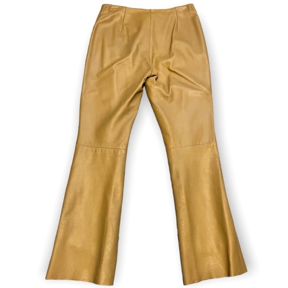 Genuine Vintage Leather Jez Montreal Luxury Designer Flared Pants - Picture 3 of 4